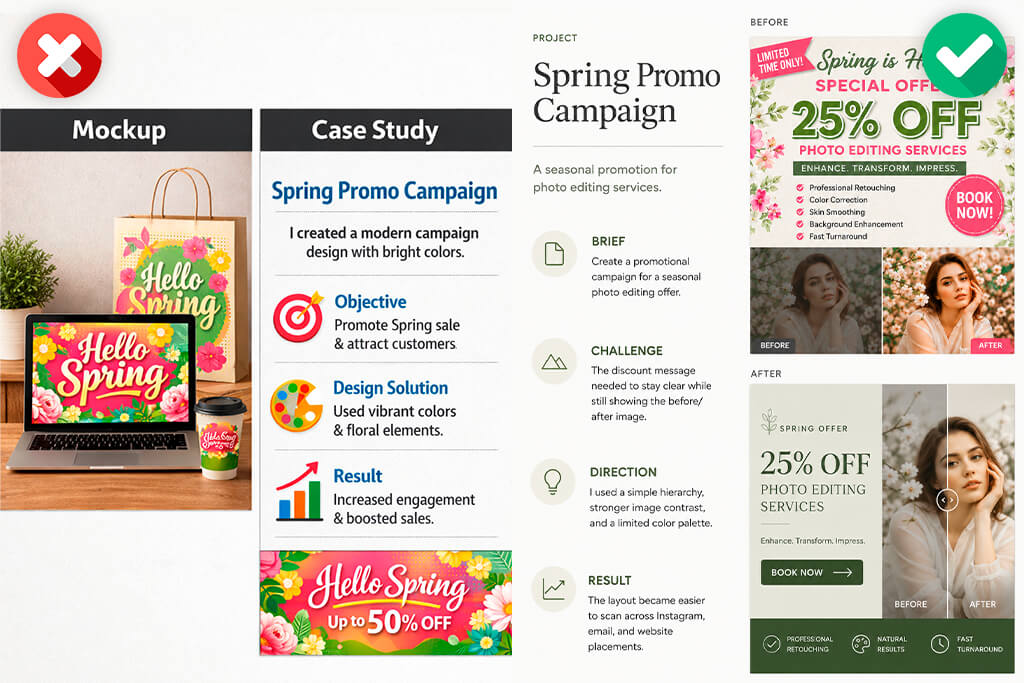 graphic design portfolio best practices