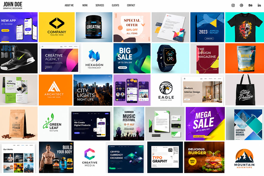 graphic design portfolio mistakes