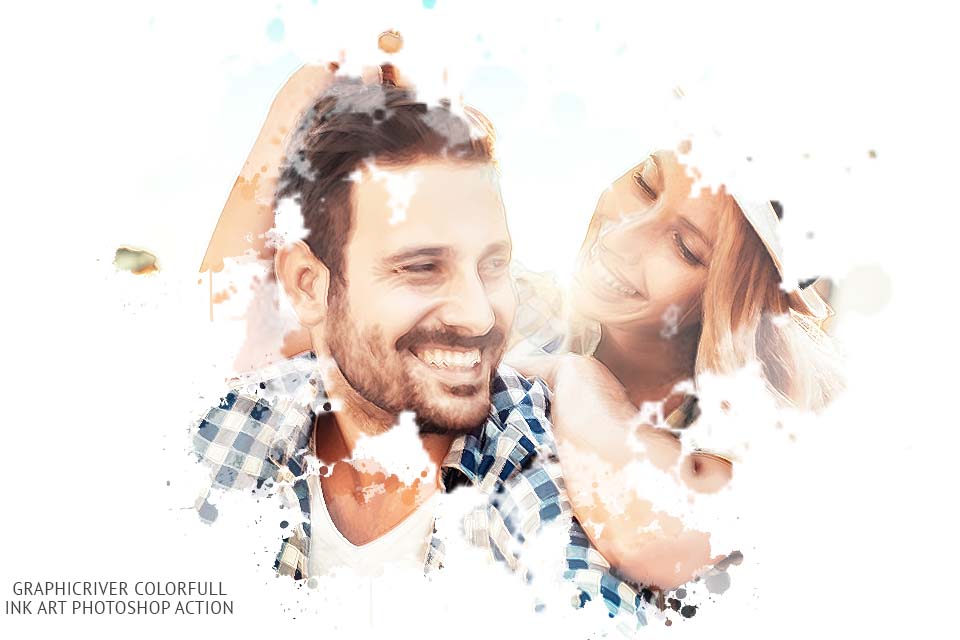 graphicriver photoshop action ink art