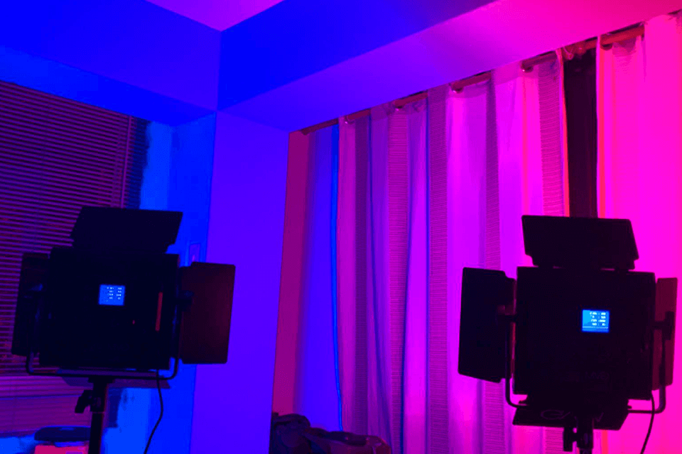 gvm rgb 800d video lighting kit