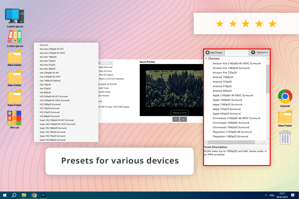 handbrake mxf to mp4 converter