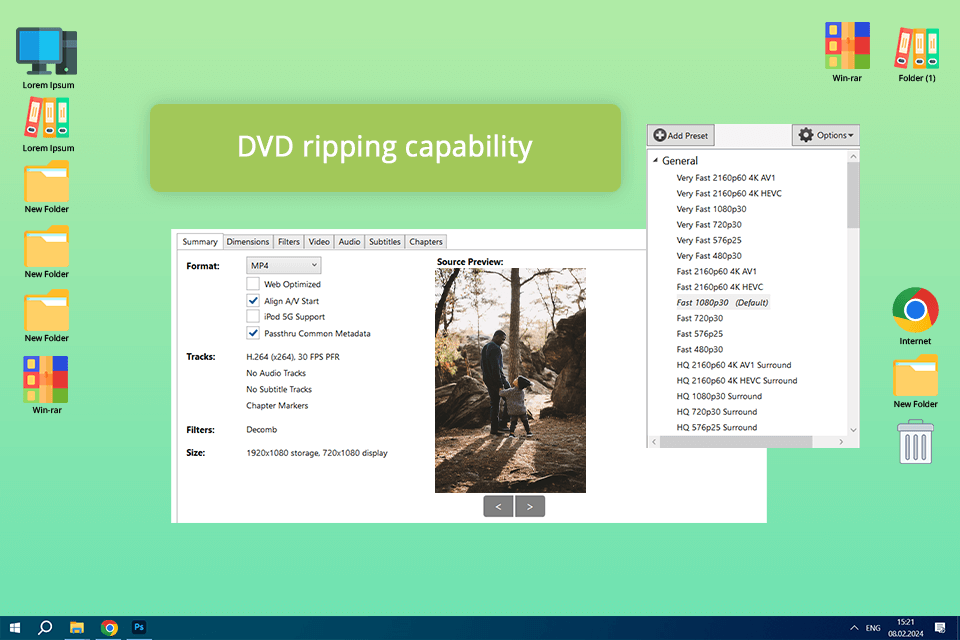 handbrake swf to mp4 converter