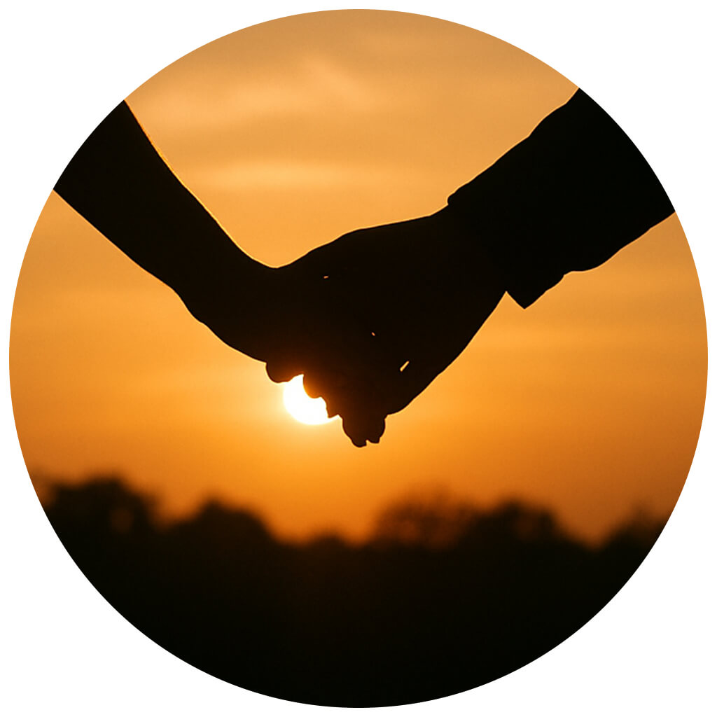 hands sky whatsapp profile picture idea