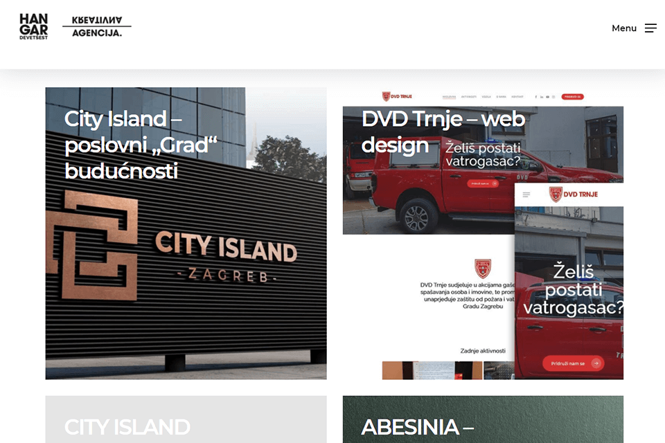 hangar96 portfelj agencije za digitalni marketing