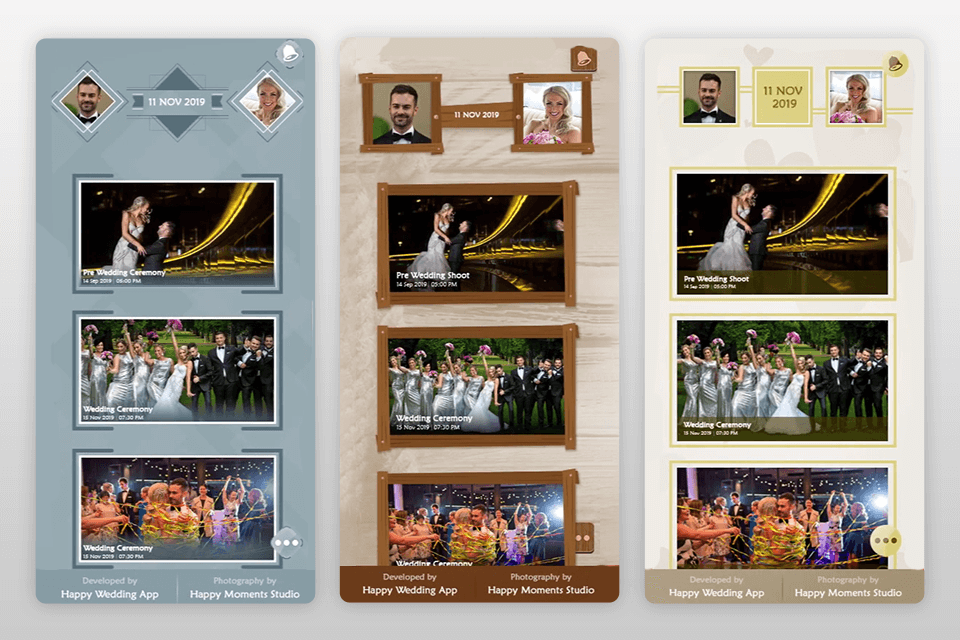 happy wedding app for wedding photographers