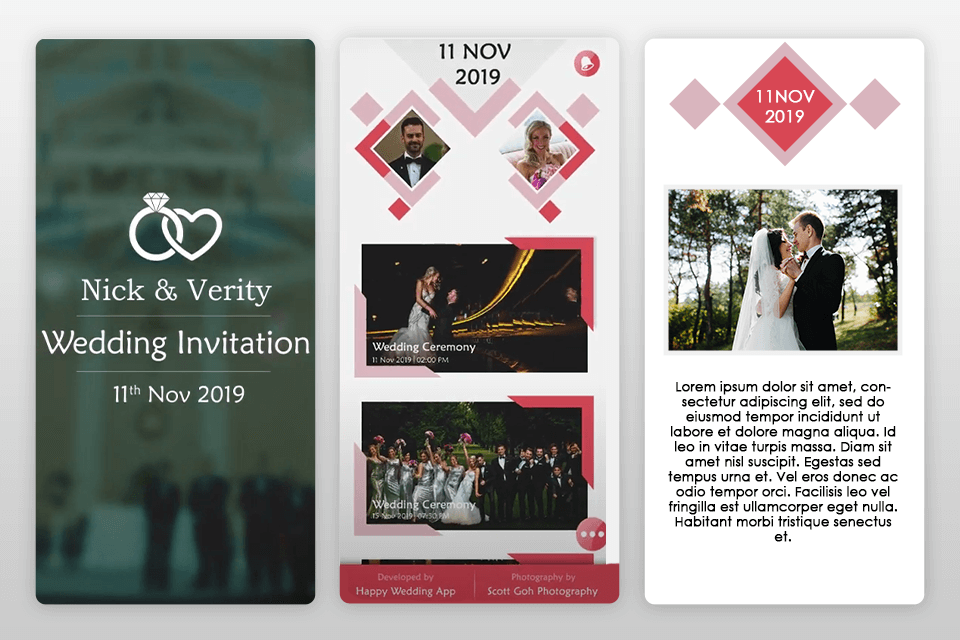 happy wedding app planner