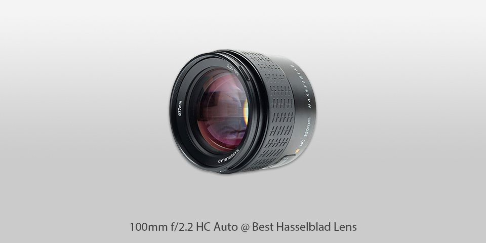 hasselblad 100 mm f/2.2 hc auto lens