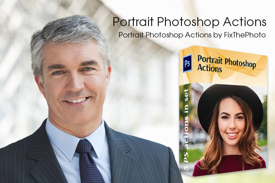 صورة photoshop إجراءات للتصوير الفوتوغرافي للرأس