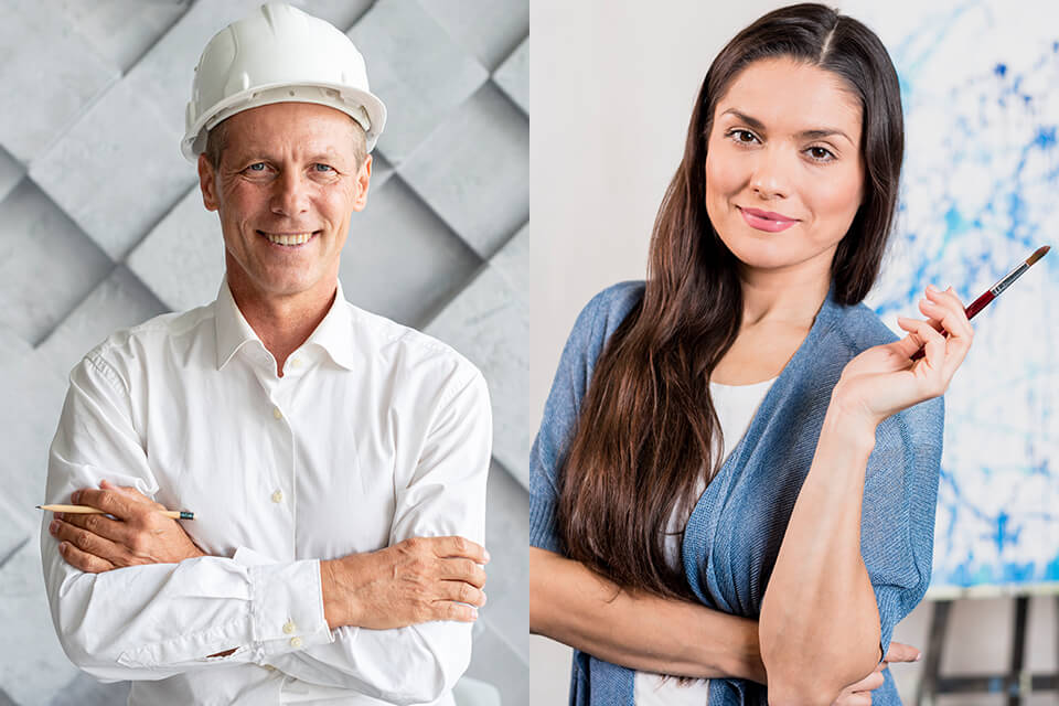 headshot poses environmental