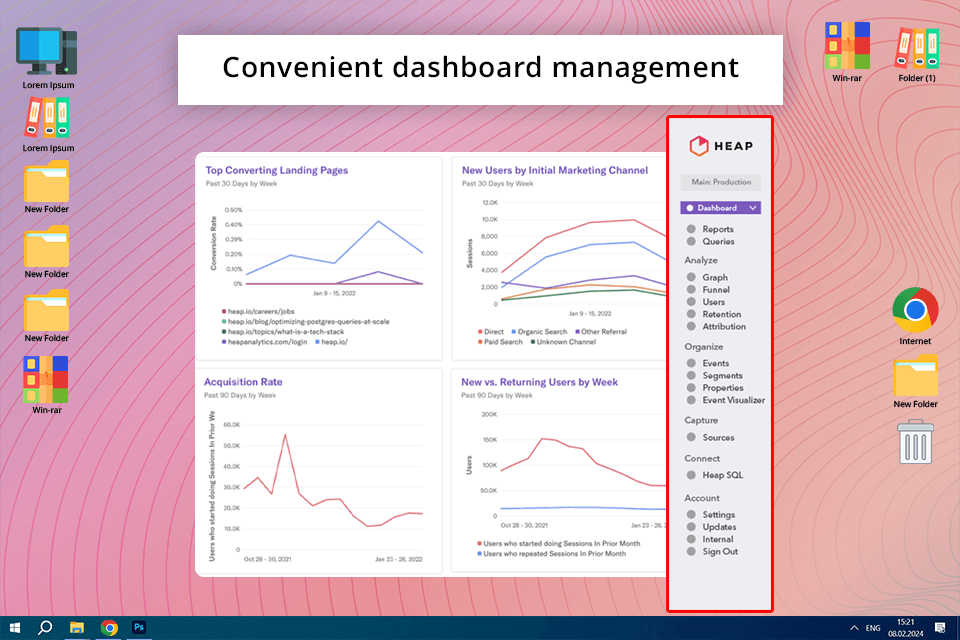 heap product analytics software