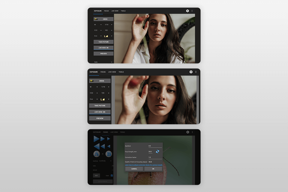helicon remote canon app