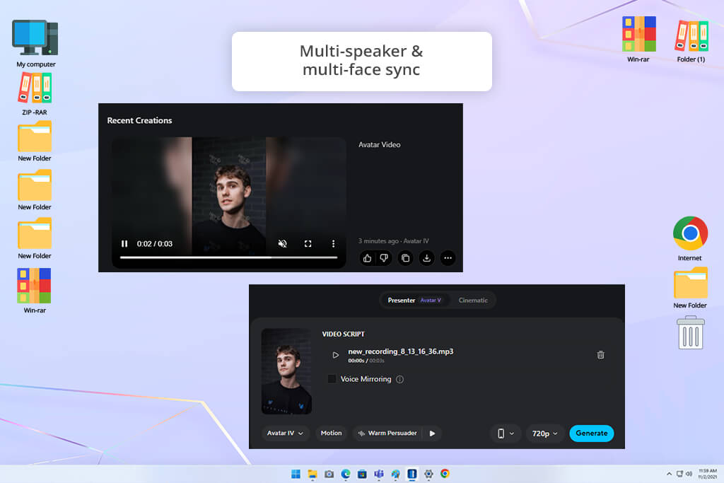 heygen interface