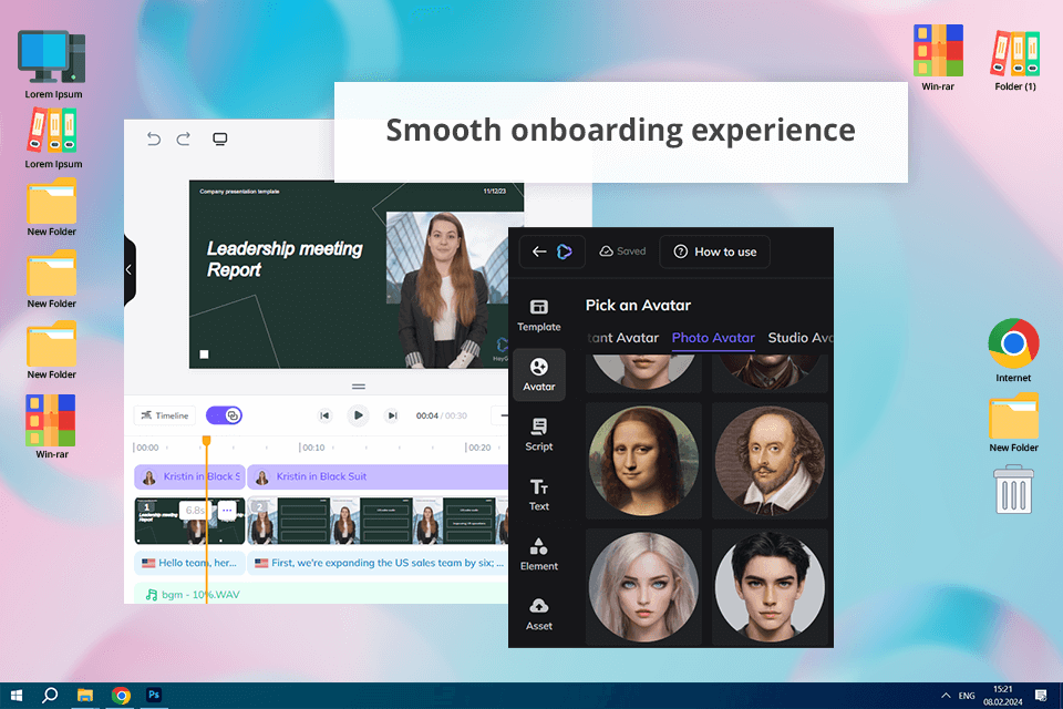 heygen veed alternative interface