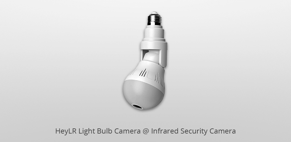 heylr light bulb camera  infrared security camera