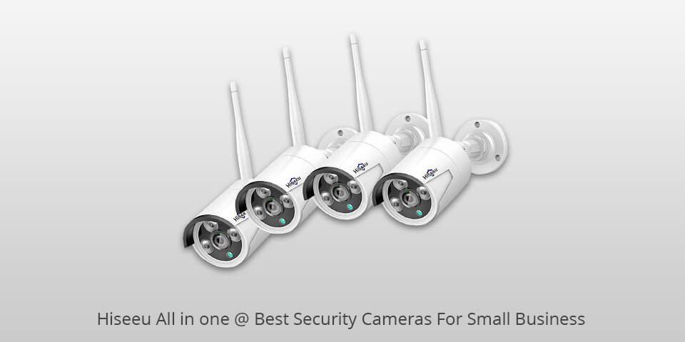 hiseeu all in one security cameras for small business