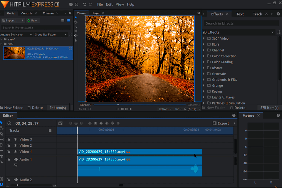 hitfilm express videopad alternative
