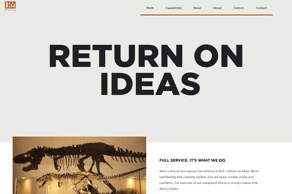 hoffman york advertising agency website