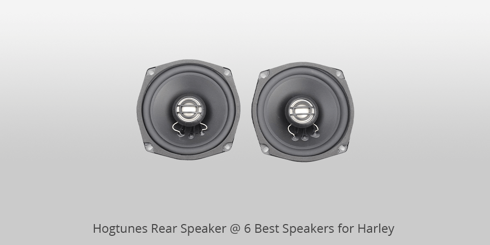 hogtunes rear speaker speakers for harley