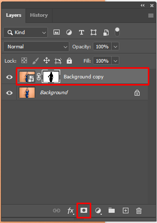 hologram photoshop effect subject mask