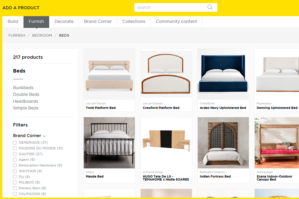 homebyme catalog