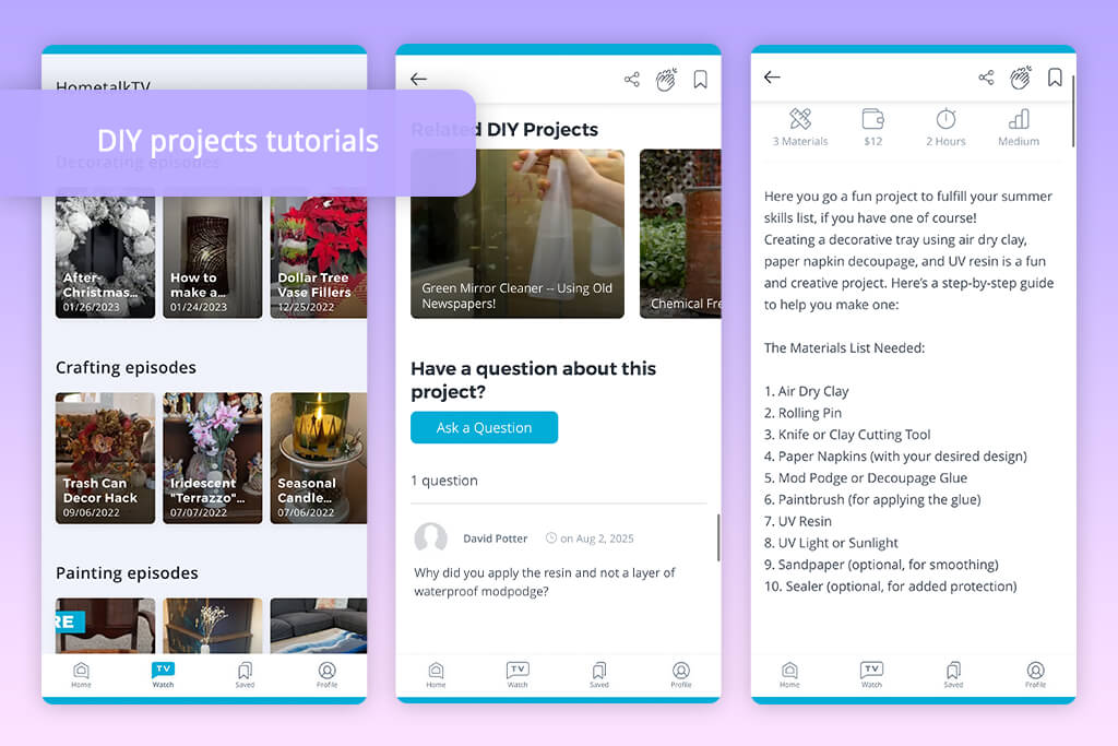 hometalk app like pinterest