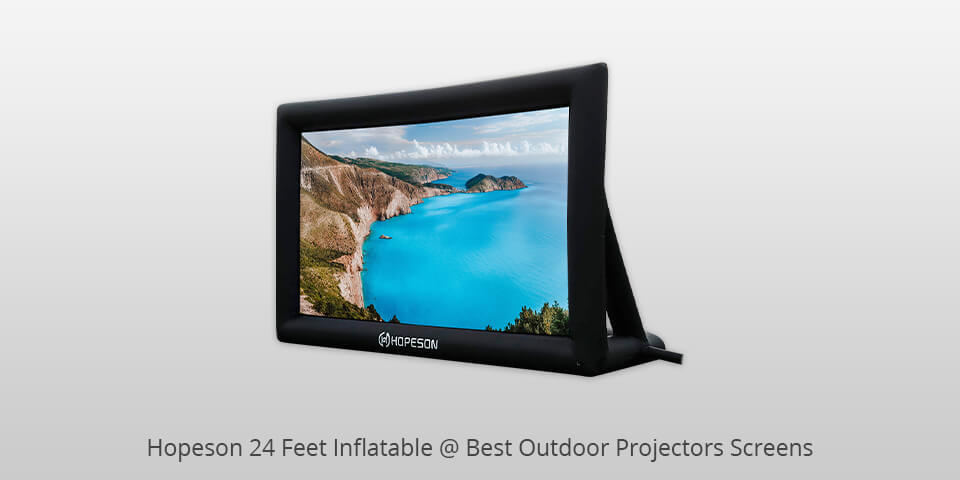 hopeson 24 feet inflatable outdoor projector screen