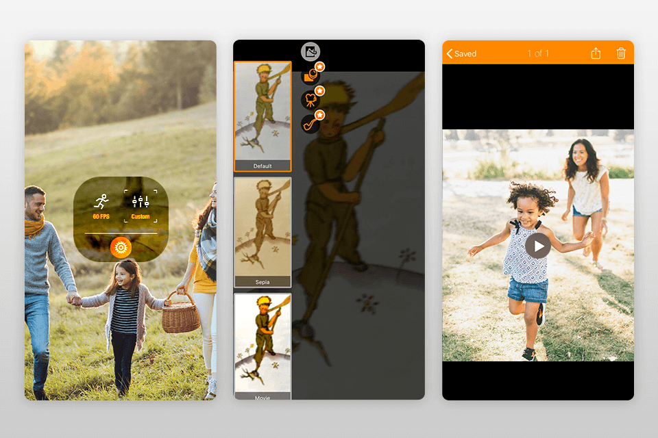 horizon video editors for instagram interface