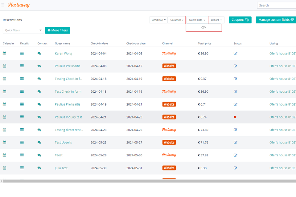 hostaway rental property software for mac