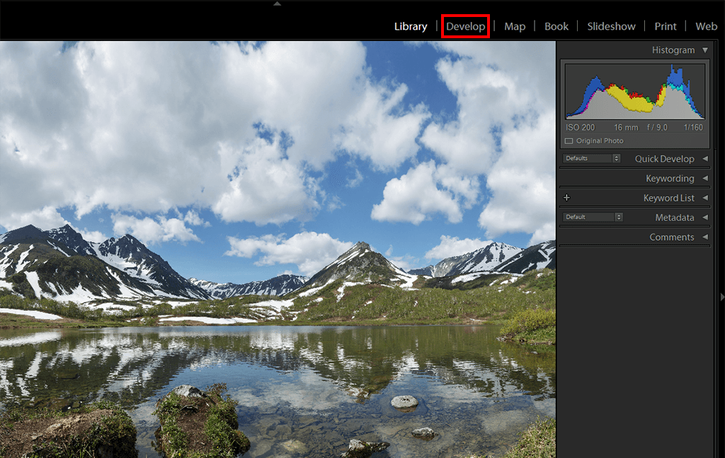 كيفية إضافة luts إلى lightroom