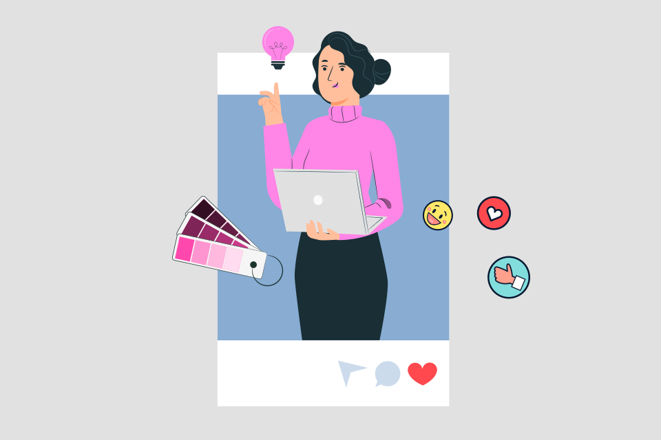 how to become an illustartor in social media