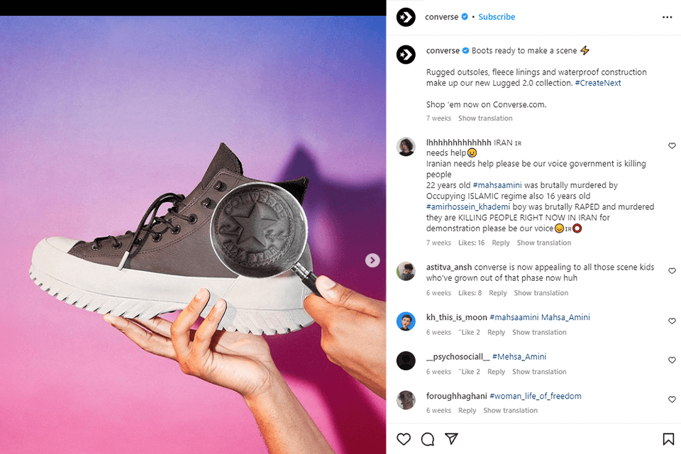how to build a brand on social media with photography converse