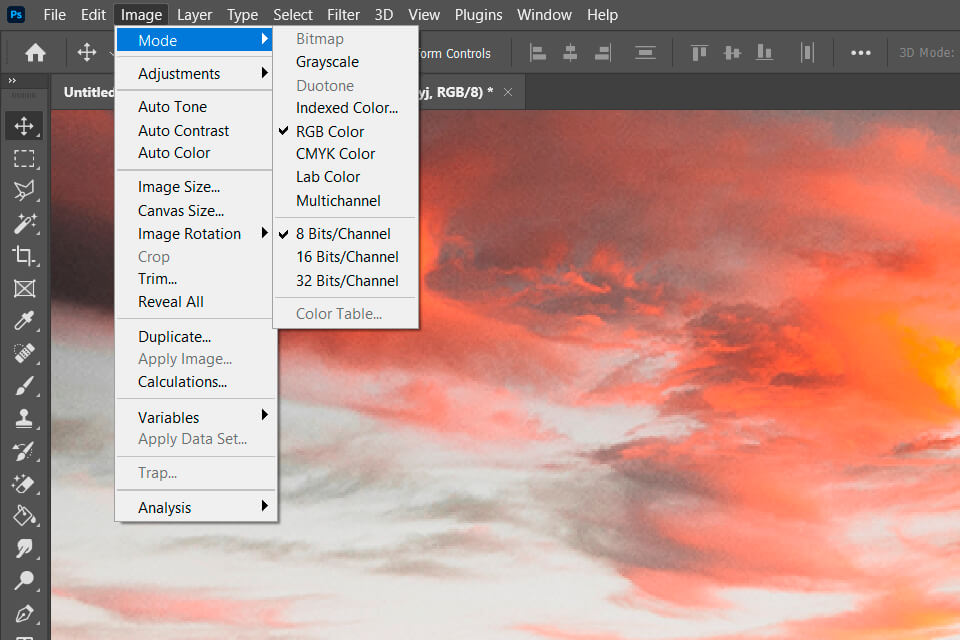 Photoshop Color Modes Definition And How To Change Them 