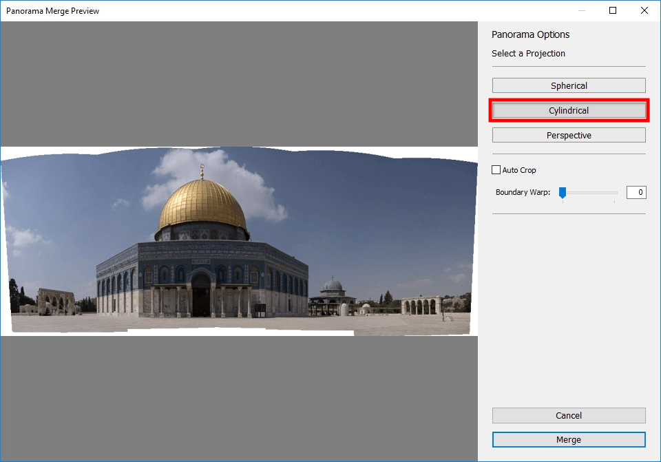 how to create a panorama in adobe lightroom cc cylindrical