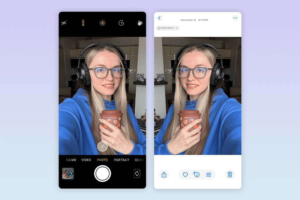 how to do invert on iphone camera