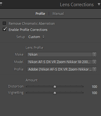 how to edit photos in lightroom lens corrections