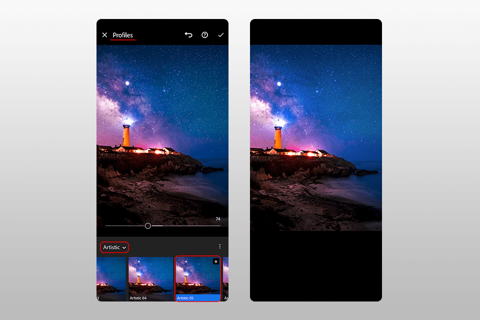 how to edit photos in lightroom mobile profiles