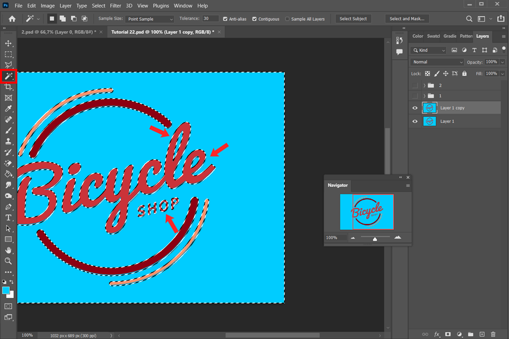 how to erase a specific color in photoshop with magic wand tool