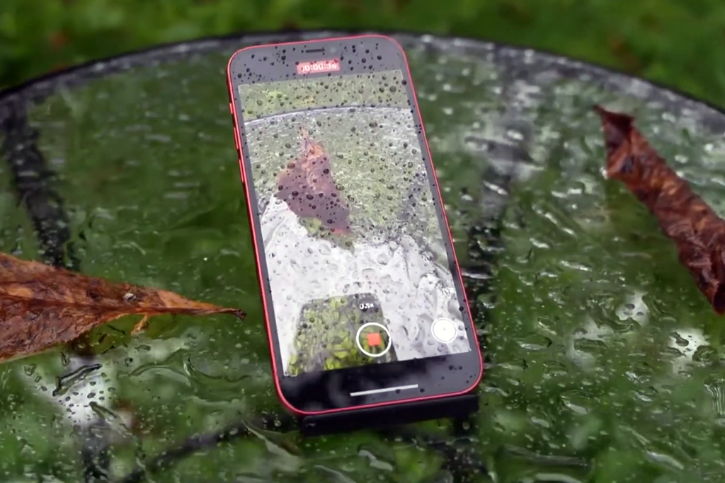 how to get water out of your front camera example