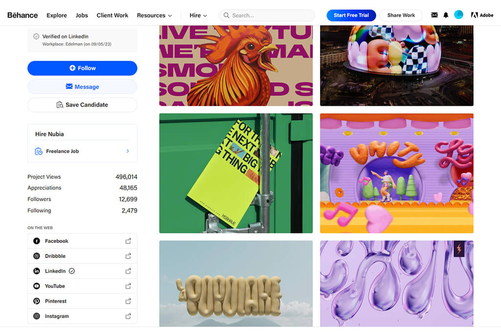 how to make an adobe portfolio