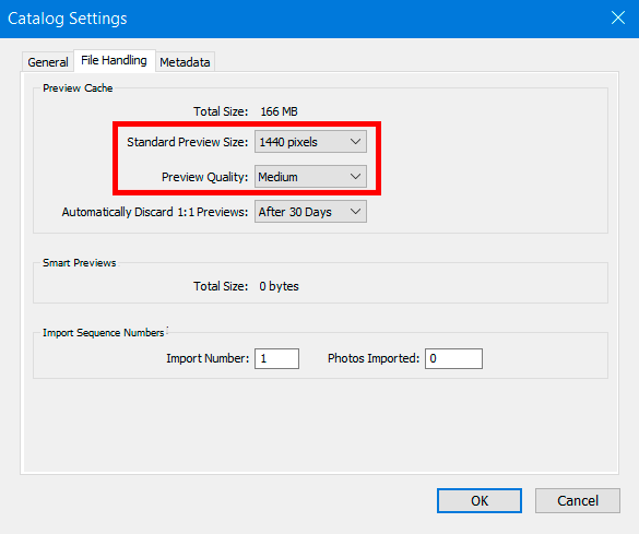 how to make lightroom faster size