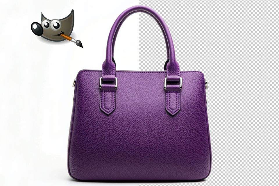 how to make transparent background for an image in gimp