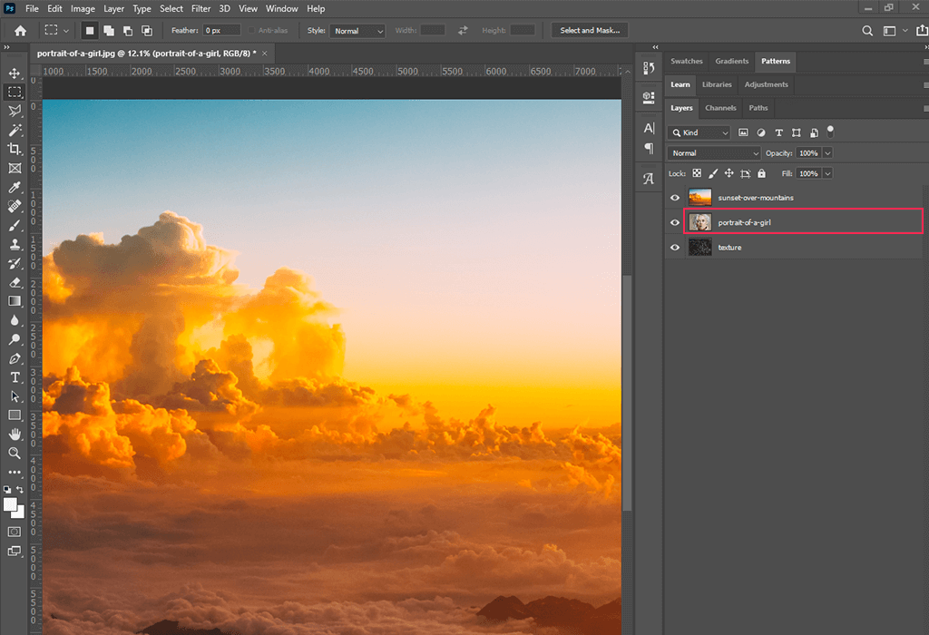 كيفية فتح الصور على شكل طبقات في دليل Adobe Photoshop