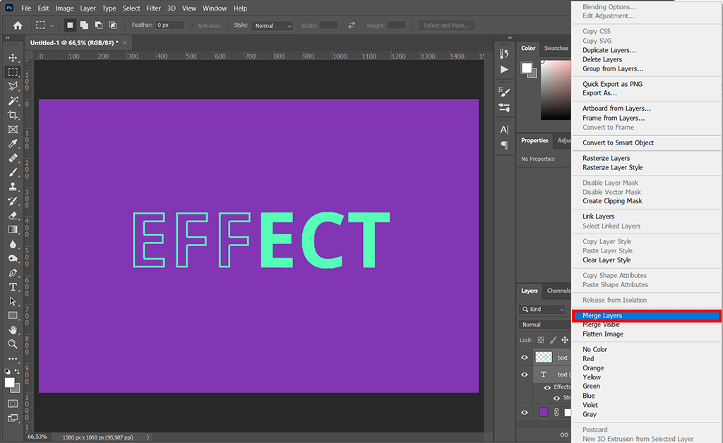 How To Outline Text In Photoshop