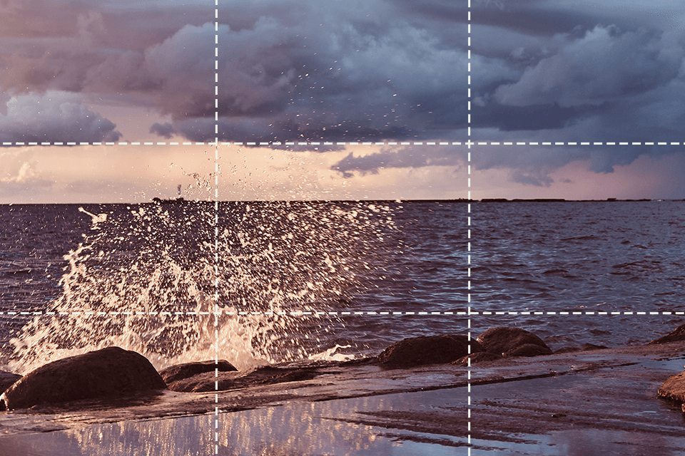 how to photograph storms rule of thirds