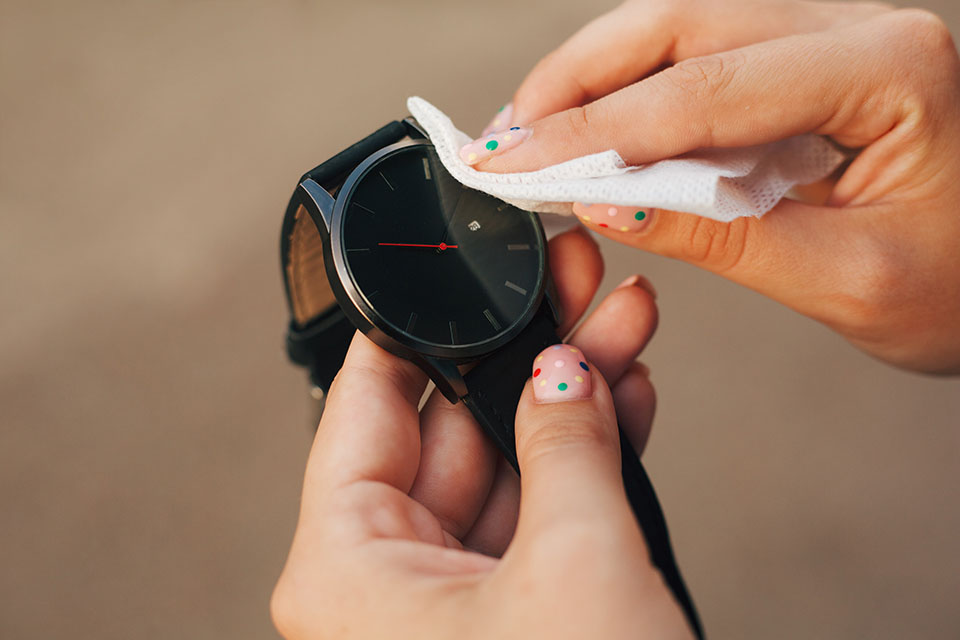 how to photograph watches cleaning