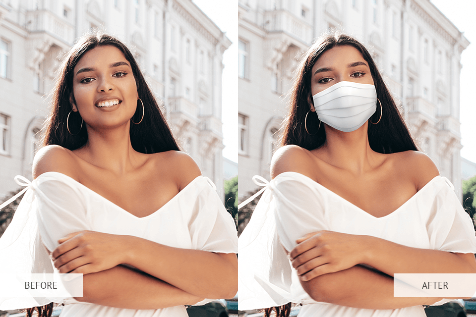 how to put a mask on a photo