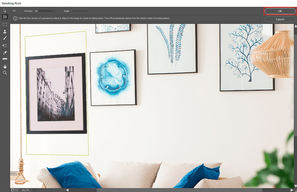 how to put image in perspective in photoshop