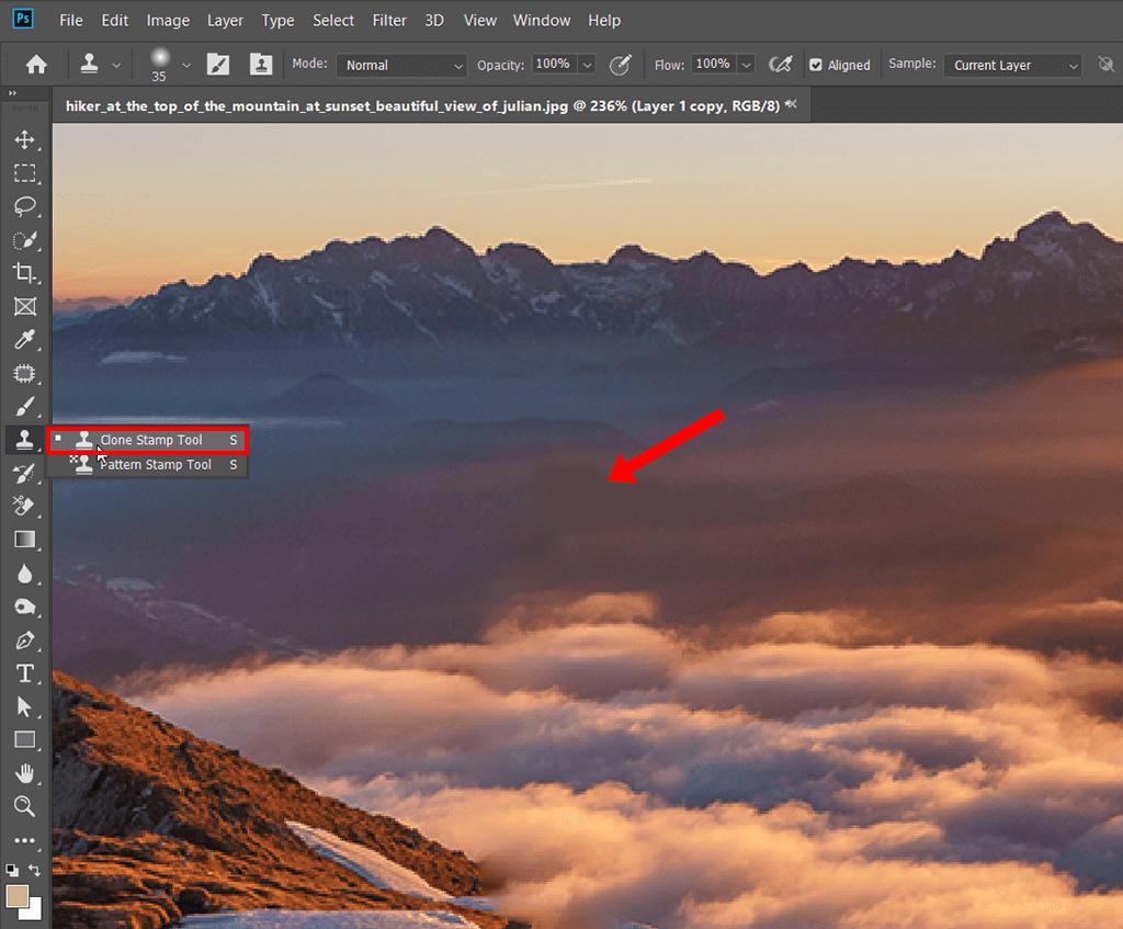 how to refine the image content-aware patch tool