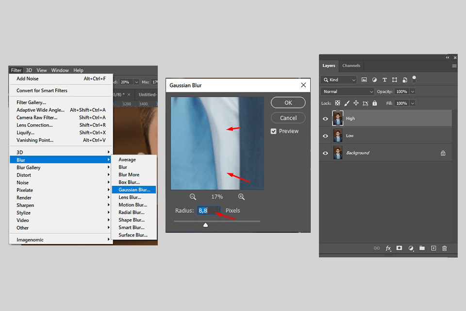 How to Remove Clothing Wrinkles in Photoshop Tutorial