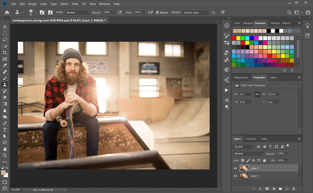 how to remove objects on a complex background result
